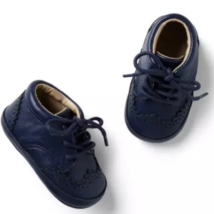 Janie and Jack BABY WINGTIP BOOTIE Sz 0/3 Months Newborn - Изображение 1 из 1