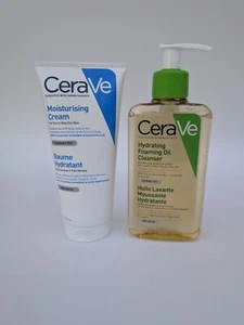 Set of CERAVE Hydrating Foaming Oil Cleanser 236ml & Moisturising Cream 177ml - Picture 1 of 1