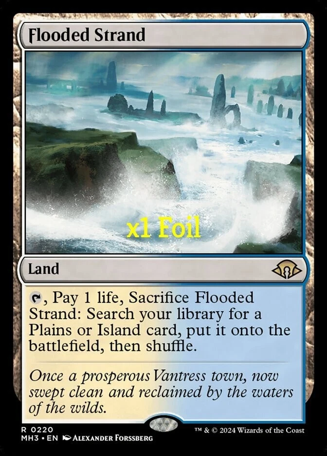 MTG Foil Modern Horizons 3 MH3 Flooded Strand MINT - Image 1 of 1