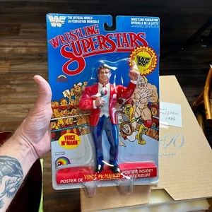 Vince Mcmahon MOC LJN wwf rubber action figure titan sports - Picture 1 of 15