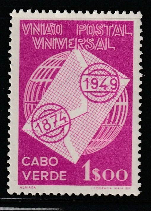 Cabo Verde 1949 Sc # 267 VLH OG Foto 1 de 1