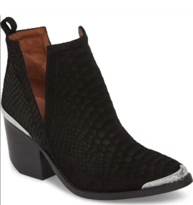 Botines occidentales Jeffrey Campbell Cromwell negros adornados 6 Foto 1 de 4