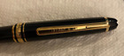 Tiffany & Co Montblanc Meisterstuck  Ball Point Pen Black Gold