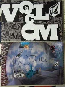 VOLCOM skateboard 2008 DUSTIN DOLLIN 2 Sided Promotional Poster New Old Stock - Picture 1 of 1