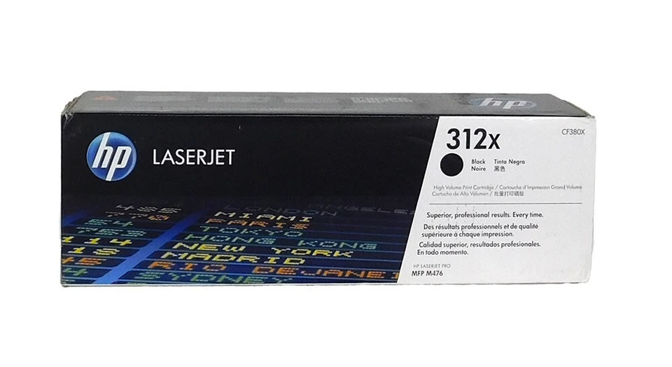 HP 312X/CF380X Black Toner Cartridge - Image 1 of 1