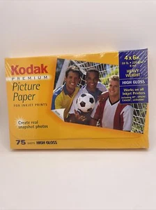 Kodak 4x6 Premium Picture Paper High Gloss 75 Sheets CAT 888 7713 (NEW SEALED) - Picture 1 of 3