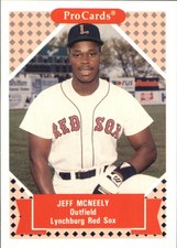 1991-92 ProCards Tomorrow's Heroes #20 Jeff McNeely