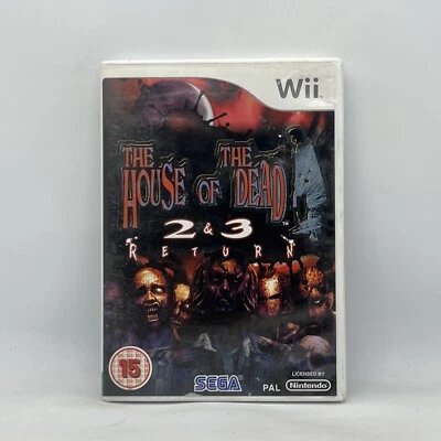 The House Of The Dead 2 & 3 Return Nintendo Wii Video Game Free Post PAL  - Image 1 of 4