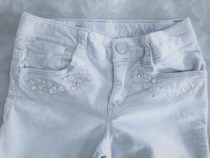 Girls Darling Baby Blue Corduroy Skinny Pants ~ Rhinestones Size 6 ~ Gymboree - Picture 1 of 8
