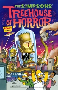 Planta de Energía Nuclear Springfield Bart Lisa Kang Kodos Invasión Alienígena Simpson Arte - Imagen 1 de 1