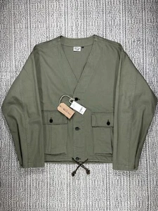 Chaqueta cárdigan ORSLOW usmc cuello en V, HOMBRE MEDIANA, TALLA 3, verde espiga HBT - Imagen 1 de 9