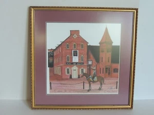 Impresión artística enmarcada litográfica P Buckley Moss Lancaster Heritage 1992 firmada #124/1000 - Imagen 1 de 10
