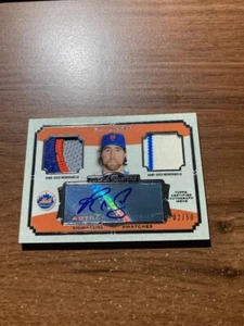 2013 Topps Museum Collection RA DICKEY Mets RELIC Autograph (7/50) - Picture 1 of 1