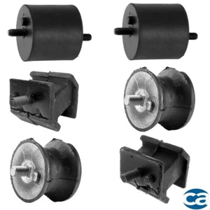 Engine Mounts & Manual Transmission Mounts 6PCS Set for BMW 525i 95-91 L6-2.5L - Picture 1 of 6