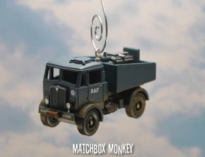 WWII British RAF AEC Matador Tractor Custom Christmas Ornament World War 2 Tank - Image 1 of 4