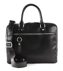 LEONHARD HEYDEN Cambridge Zipped Briefcase 1 Compartment Aktentasche Black Neu - Bild 1 von 5