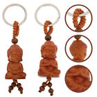  2 Pcs Feng Shui Key Chains Sitting Buddha Keychain Ornament