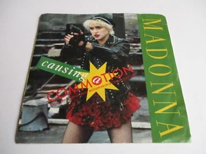 Madonna Causing A Commotion/ Jimmy Jimmy VINYL 7" 45 RPM From Who's That Girl - Picture 1 of 4