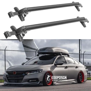 For Honda Accord 44" Roof Rack Cross Bar Aluminum Luggage Cargo Carrier w/ Lock - Bild 1 von 12