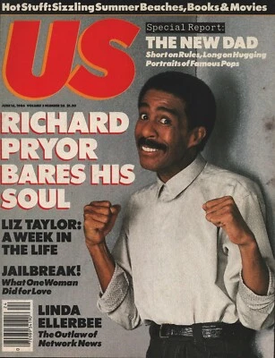 US Magazine - June 16, 1986 - Richard Pryor - Elizabeth Taylor - Linda Ellerbee - Image 1 of 2