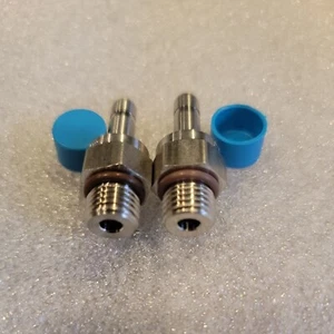 Menge 2 Swagelok SS-4-TA-1-4ST Rohrverschraubung Stecker Adapter 1/4 Rohr Außendurchmesser x 7/16-20 - Bild 1 von 5