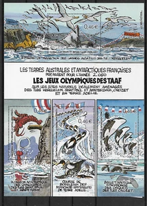 TAAF @ 2002 OLYMPIC GAMES FOR ANTARCTIC ANIMALS  MNH Nice Priced @ Ant.149 - Picture 1 of 1