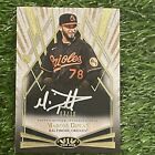 2022 Topps Tier One Marcos Diplan Rc Breakout Silver Auto Ssp 3/10 Balt Orioles