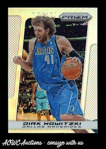 2013-14 Prizm Silver Prizm #53 Dirk Nowitzki (Mavericks) - 2nd Year Prizm (Rare)