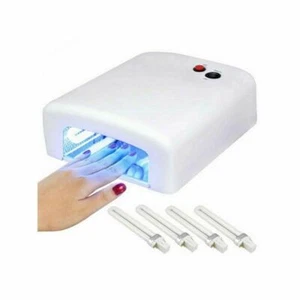 LAMPADA UV 36W CON 4 BULBI FORNETTO PER RICOSTRUZIONE UNGHIE GEL SEMIPERMANENTE - Foto 1 di 4