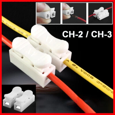 MARKENLOS CH-2 / CH-3 Lüsterklemmen Verbindungsklemmen Steckklemmen Kabelklemmen 2 polig