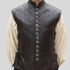 Leather Trendy Vest Coat Real Soft Lambskin Men Genuine Waist Coat High-Quality