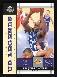 2003-04 Upper Deck Legends #38 Shaquille O'Neal - Los Angeles Lakers - Picture 1 of 2