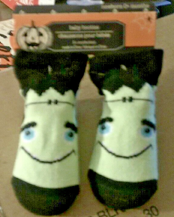 Baby's First Halloween botines, botines de muñeca, botines para mascotas Frankenstein NUEVO CON ETIQUETAS Foto 1 de 1