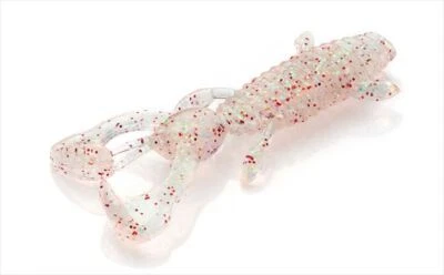 Jackson Chinukoro Hog 2.6 pulgadas CHR Holo transparente arco iris sal gusano pescadores elegantes Foto 1 de 4