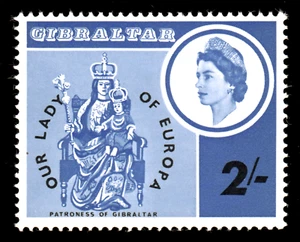 Gibraltar 184 **, Frau von Europa, Postfrisch - Picture 1 of 1