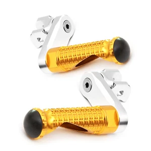 Gold 40mm Lowering Front Foot Pegs M-PRO For GSR 750 11 12 13 14 15 16 17 - Picture 1 of 7