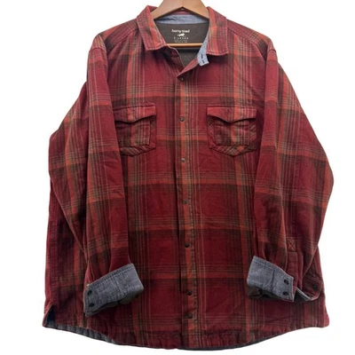 Horny Toad XL Mens Plaid Flannel Shirt Button Up Long Sleeve Organic Cotton - Image 1 of 4