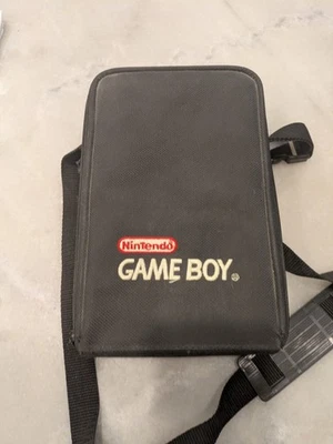 Оригинальный винтажный чехол для переноски системы Nintendo Game Boy с пластиковым лотком-вставкой - Изображение 1 из 2