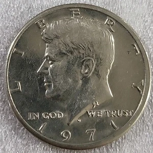 1971-D KENNEDY MEZZO DOLLARO MEDIA CIRCOLATA *B815 - Foto 1 di 3