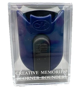 Creative Memories Angolo Rotondo Carta Punzone Blu - Foto 1 di 5