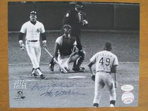 Reggie Jackson HOF NY Yankees Signed "Mr. October" 8x10 Photo JSA - Picture 1 of 3