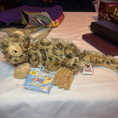 RARE Ganz Webkinz Leopard Lizard Plush Ganz EUC.HM298 - Image 1 of 4