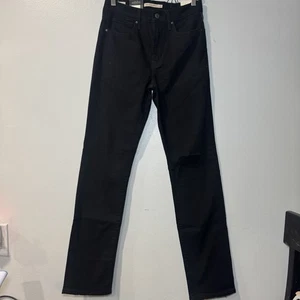 Levis 724 High Rise Straight Black Denim Jeans Damen Größe 28 Neu mit Etikett - Bild 1 von 5