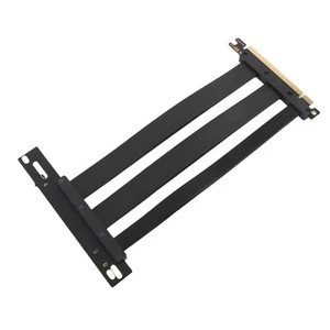 PCI E 4.0 X16 High Speed Extension Card Port GPU Extender Riser Cable 90 De KUI - Bild 1 von 45