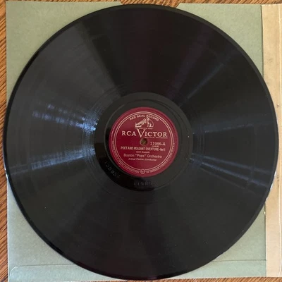 Boston Pops Orchestra: Poet And Peasant Overture - 12" 78 RPM Victor 11986 VG+ - Image 1 of 4