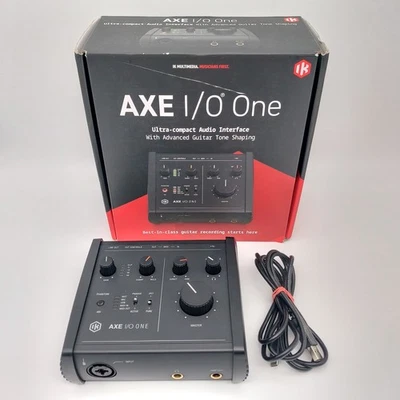 IK Multimedia AXE I/O ONE USB Audio Interface Z-Tone für Gitarre - OVP - Bild 1 von 4