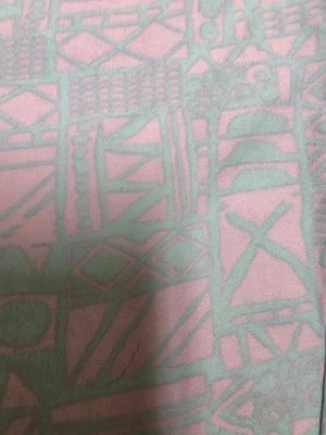 Lularoe L/XL Leggings kids- Geometric Pale Pink and Mint pattern - Image 1 of 3