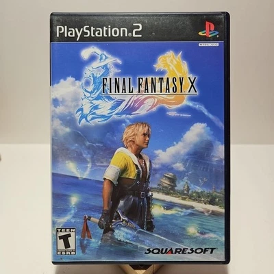 Final Fantasy X PlayStation 2 PS2 2001 Black Label Manual Incl Backpage Missing - Image 1 of 4