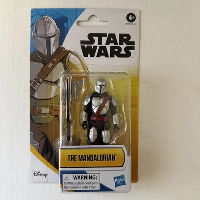 Figura de acción Star Wars Epic Hero Collection The Mandalorian 4" con sable oscuro en caja original Foto 1 de 2
