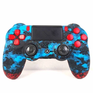 Playstation 4 Aim Controller - Digi Camo Blue - Back Grip + Paddles - akzeptabel - Bild 1 von 3